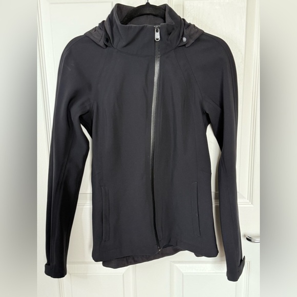 Athleta Glacier Soft-Shell Jacket XS Black - Picture 9 of 10